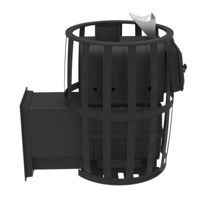 Печь-Камин Воевода 20 Д-2 сетчатый кожух Закрытая каменка